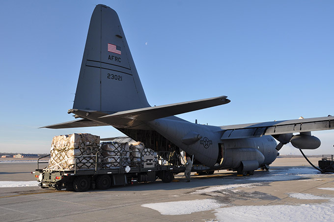 Niagara Airmen prep equipment bound for Dominican Republic