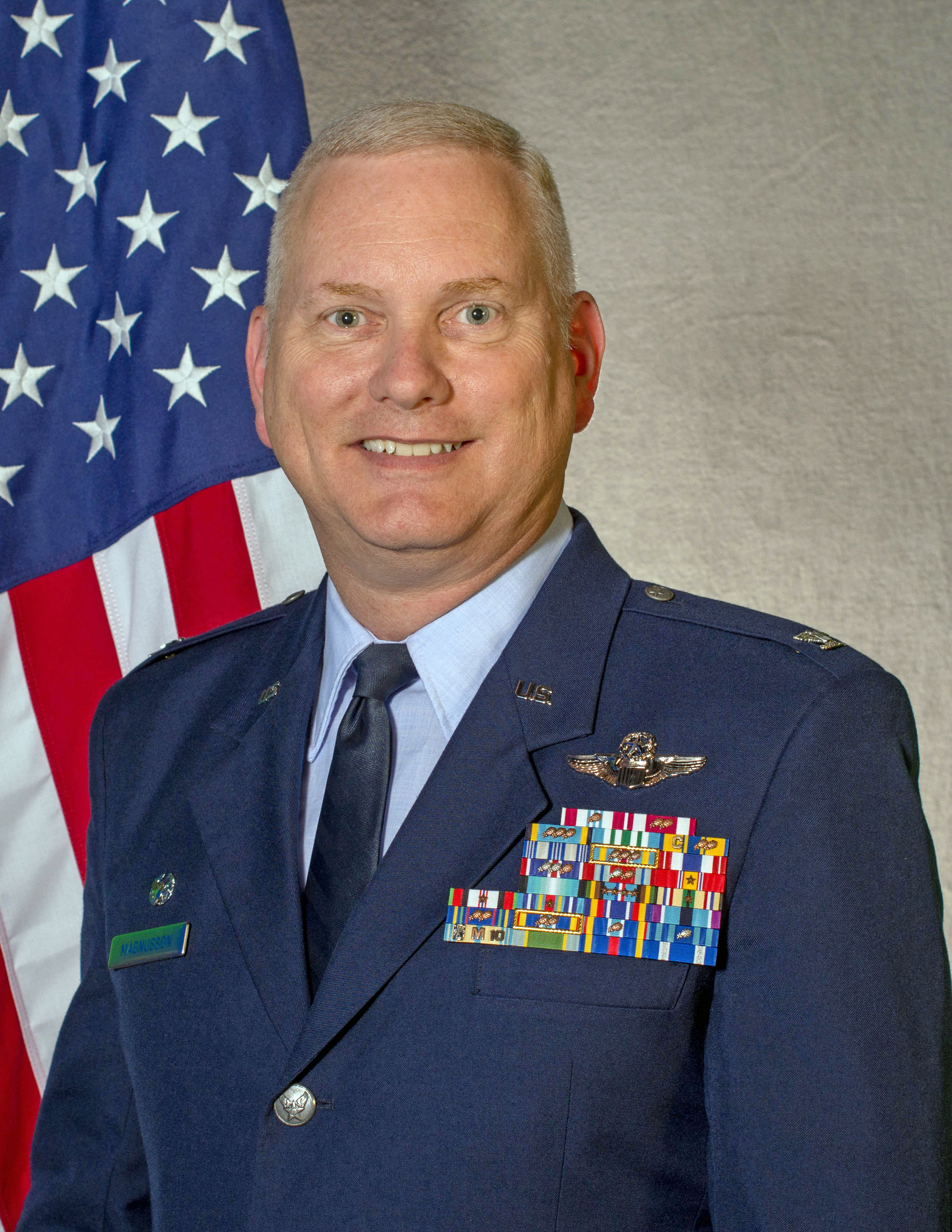 Portrait photo of the commander